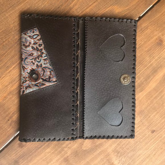 brown leather wallet - Picture 3 of 10